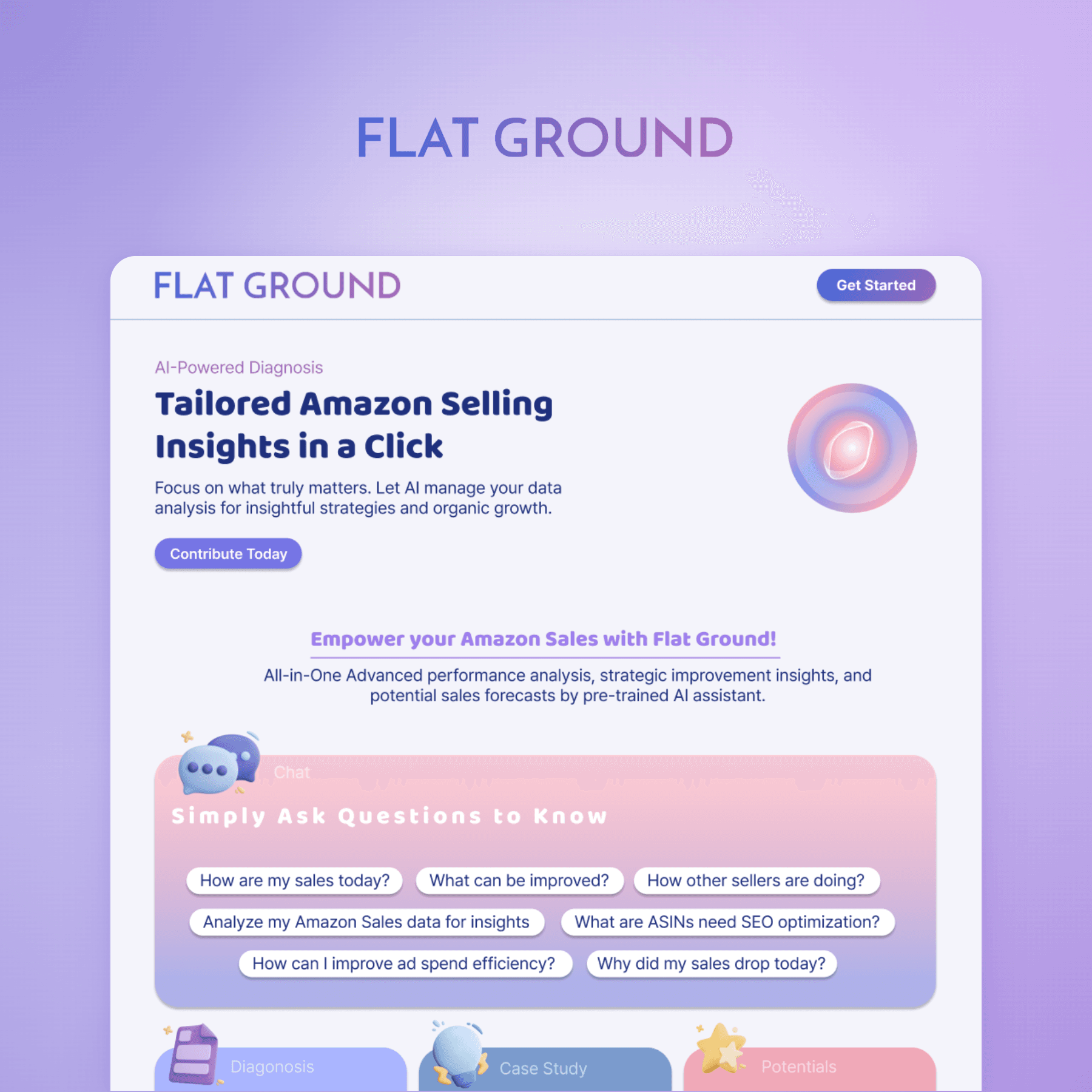 Flatground 홈페이지 포트폴리오